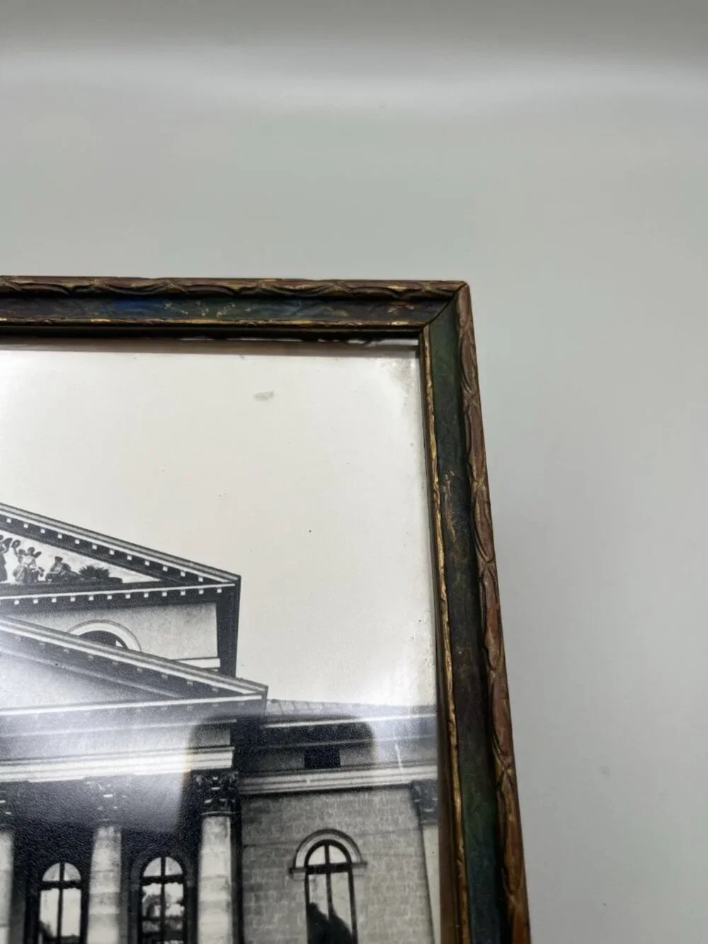 VTG 50s Framed Black & White Architectural Photograph Neoclassical Courthouse